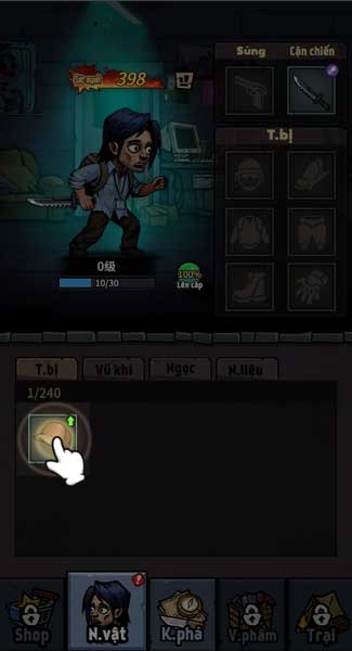 Lối chơi vượt ải cày đồ quen thuộc