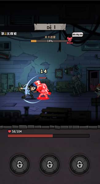 Nhân vật sẽ tự động tấn công mục tiêu