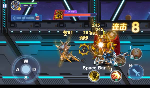 Chiến đấu và hạ gục kẻ địch