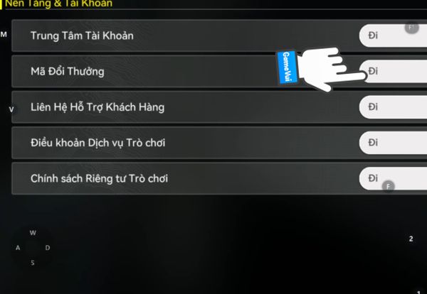 Mã đổi thưởng