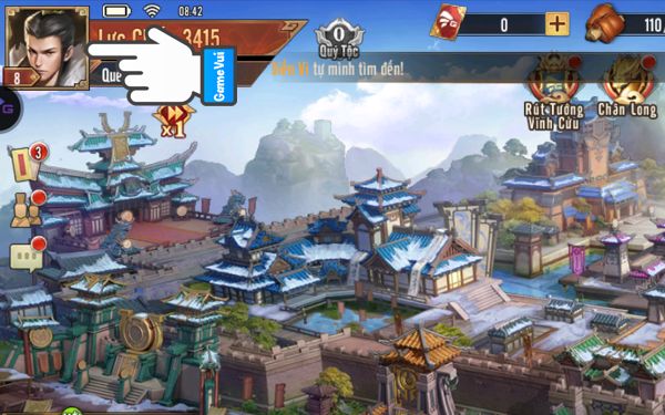 Chạm vào ảnh đại diện