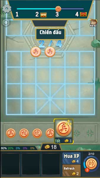 Mua thêm kinh nghiệm để nâng cấp