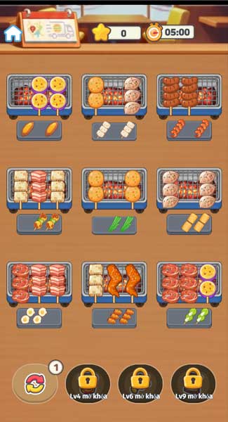 Thử sức với những cấp độ khó khăn