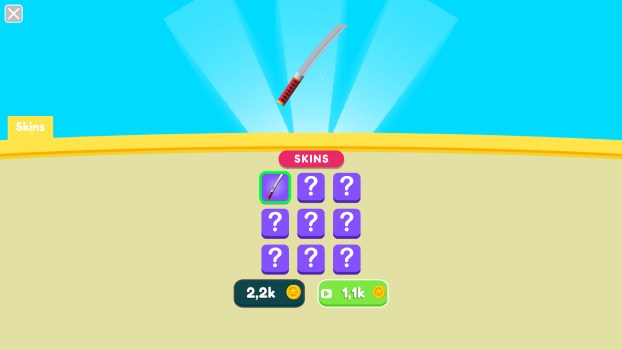 Mở khoá các loại kiếm hay đồ vật mới.