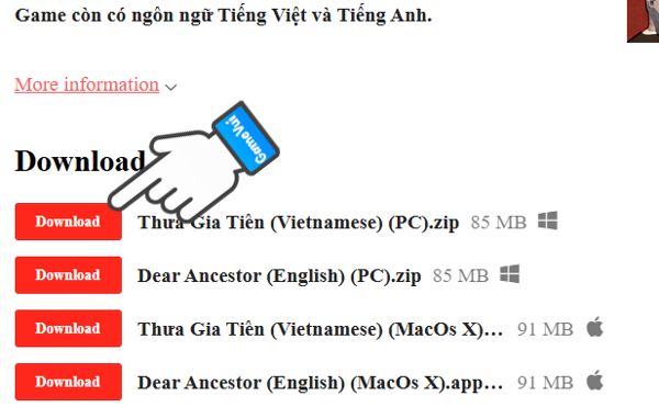 Tải Thưa Gia Tiên bản tiếng Việt