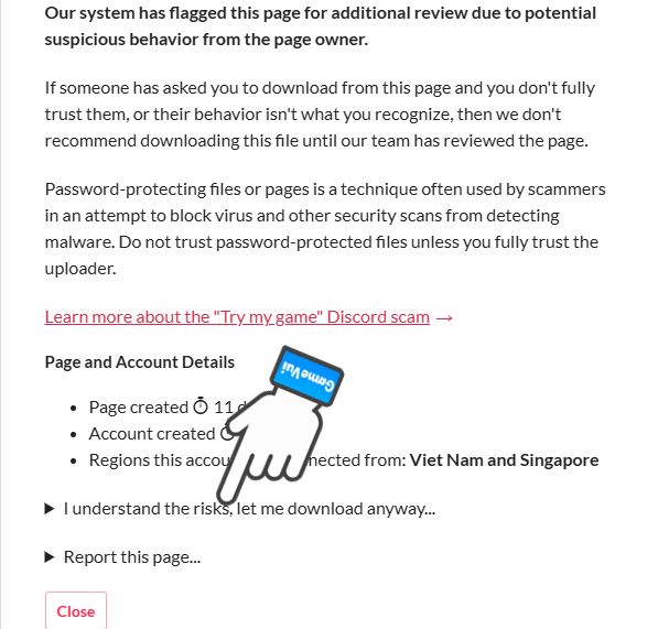 I understand the risks, let me download any way