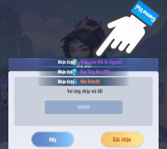 Phần thưởng đổi code