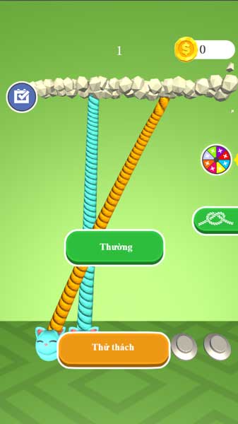 Chơi game Gỡ rối dây thừng - GameVui