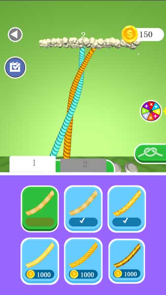 Nhiều mẫu Skin dây thừng đa dạng