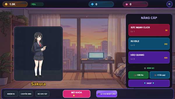 Chơi game Mở khóa Anime Charm - GameVui