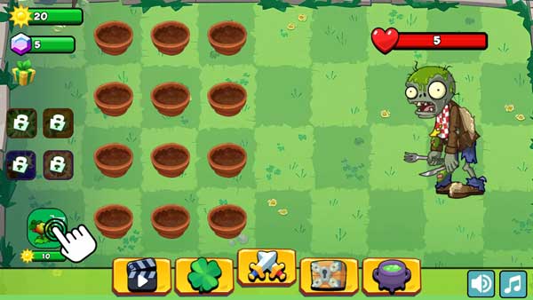 Chơi game PVZ diệt Zombie - GameVui