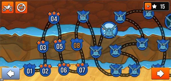 Các cấp độ chơi