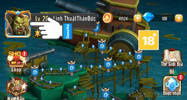 Chạm vào ảnh đại diện