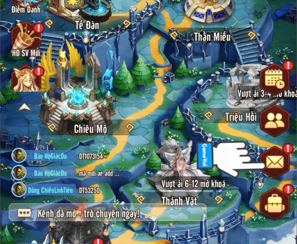 Chạm vào lá thư