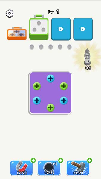 Lối chơi sắp xếp kết hợp match 3 rất quen thuộc