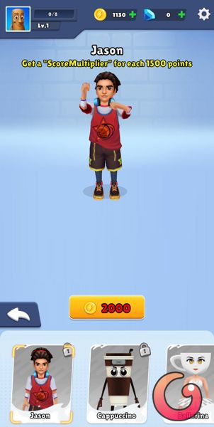 Mua nhân vật mới