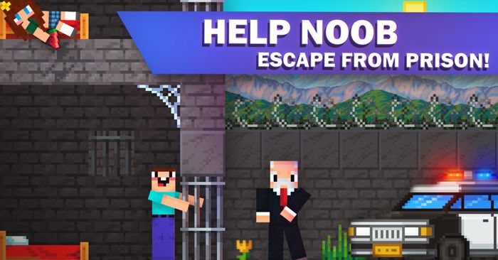 Review game Noob Miner: Escape from Prison - GameVui.vn