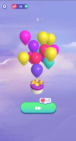 Chơi game Sắp xếp bóng bay - GameVui