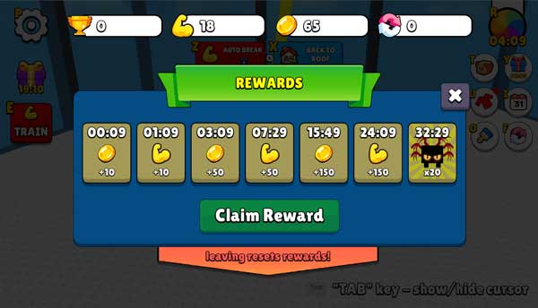 Nhận quà nếu online đủ thời gian