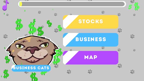 Click liên tục vào hình chú mèo để tăng lượng thu nhập