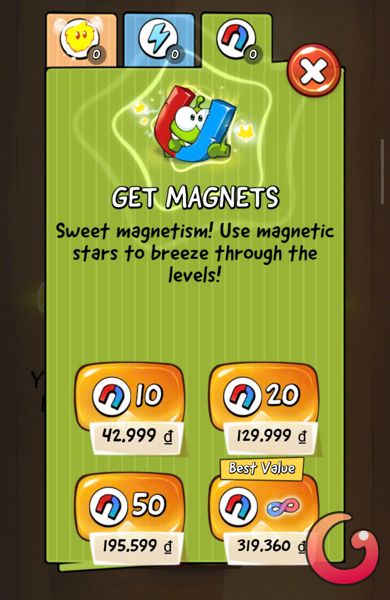 Nạp tiền mua vật phẩm hỗ trợ