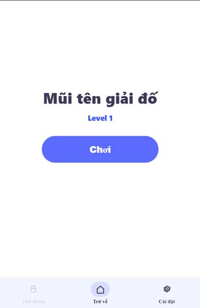 Chơi game Giải đố mũi tên - GameVui