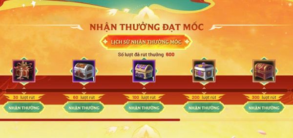 Những phần thưởng có trong sự kiện Mã Đáo Vinh Hoa