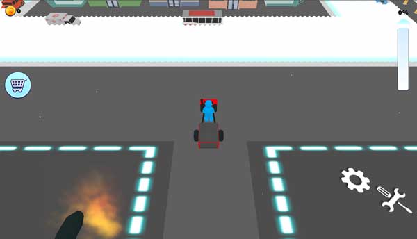 Chơi game Stickman dọn tuyết - GameVui