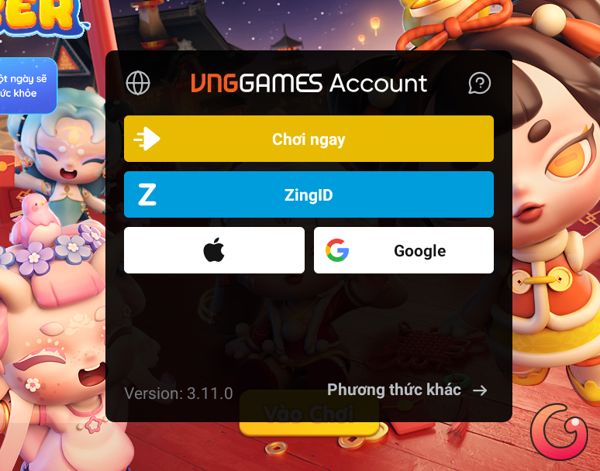 Đăng nhập tài khoản