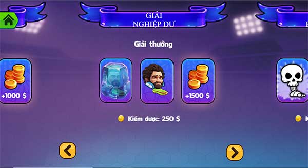 Các giải đấu trong game