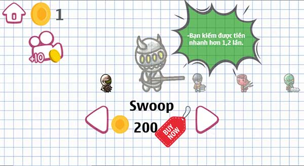 Mua nhân vật mới