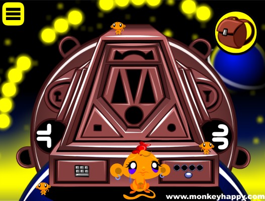 Chơi game Chú khỉ buồn: Hộp robot - GameVui.vn