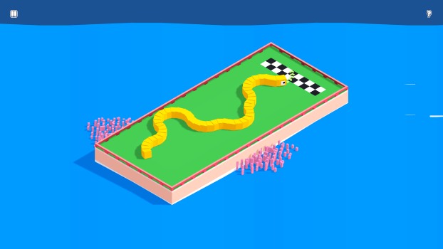 Đưa rắn về đích để hoàn thành màn chơi.