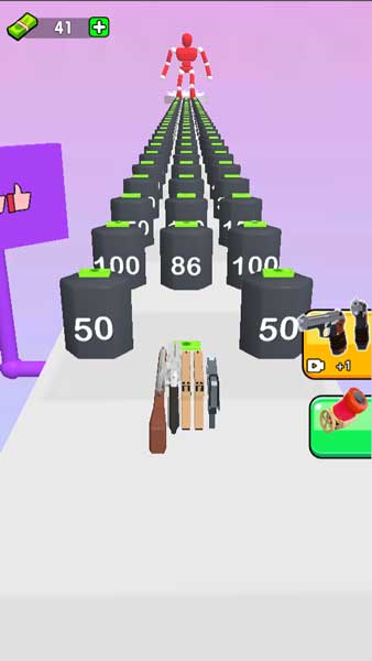 Về đích và phá hủy thật nhiều vật cản