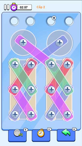 Chế độ giải trí bằng cách tháo lắp bu lông, ốc vít