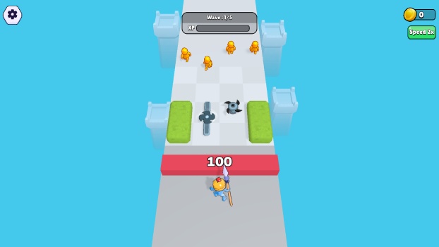 Xây dựng các cạm bẫy để thủ thành.