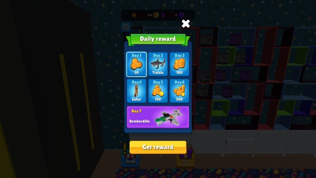 Phần thưởng hằng ngày.