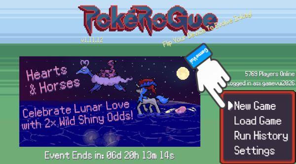 Thanh menu trong game