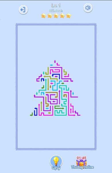 Chơi game Đố vui mũi tên - GameVui