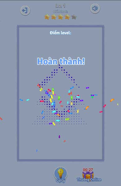 Hoàn thành cấp độ thử thách