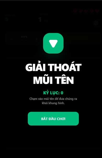 Chơi game Giải thoát mũi tên - GameVui