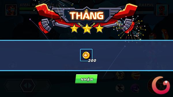 Thưởng 200 Vàng