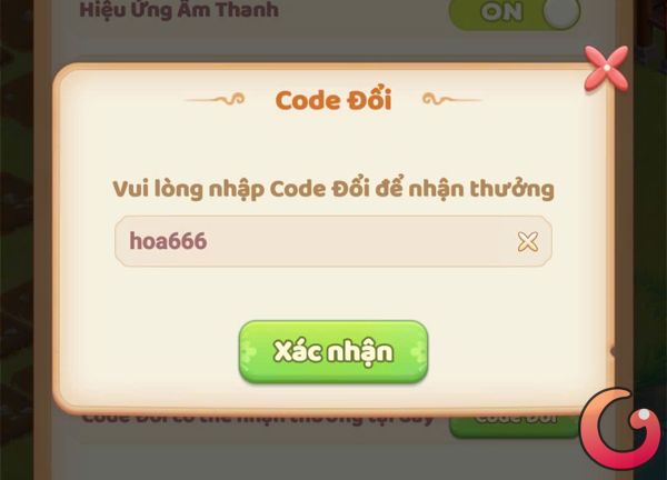 Nhập code