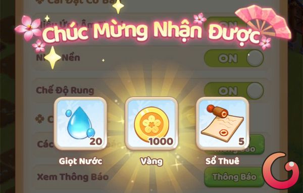 Phần thưởng đổi code