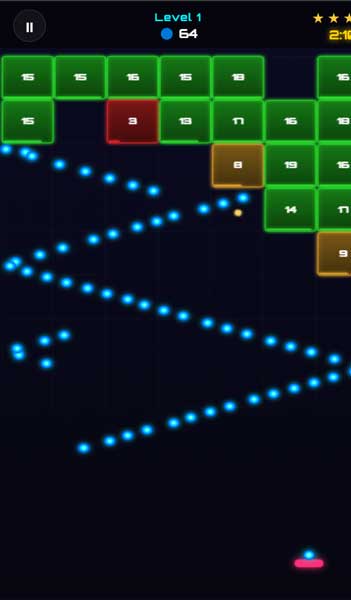 Thu thập các quả bóng trên màn hình để tăng số lượng