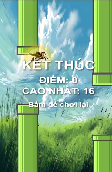 Nếu va vào các cột ống nước sẽ kết thúc thử thách