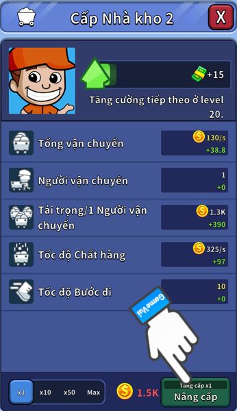 Nâng cấp nhà kho