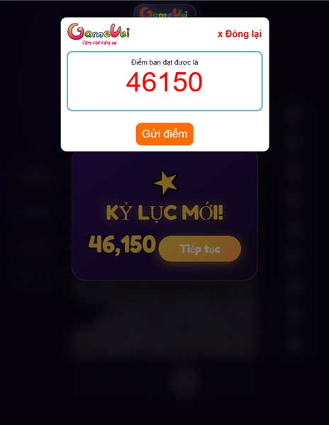 Đạt số điểm cao kỷ lục trong game Kết hợp Eevee