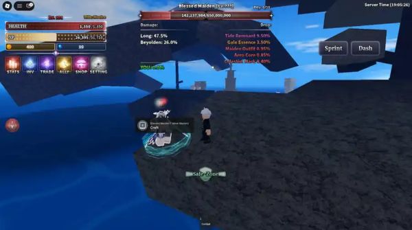 Cách mở khóa chiêu F của Blessed Maiden trong Sailor Piece