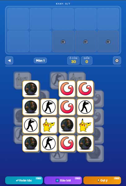 Tựa game phong cách Match 3 tile đơn giản và hấp dẫn